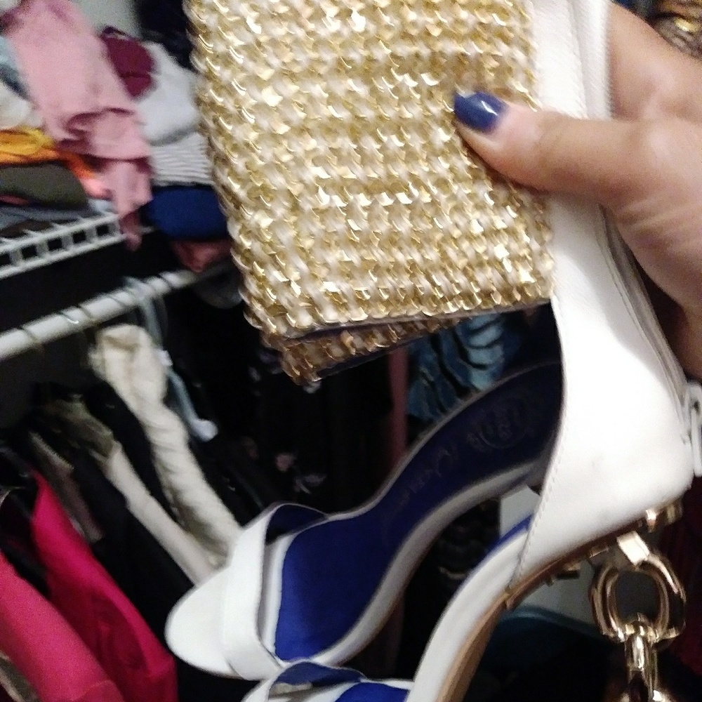 Authentic Jeffrey Campbell heels with gold heels